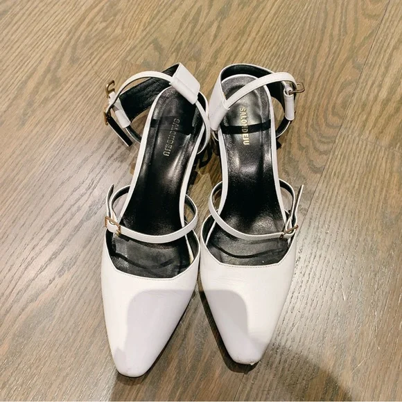 Salondeju sling back heels - Picture 5 of 8